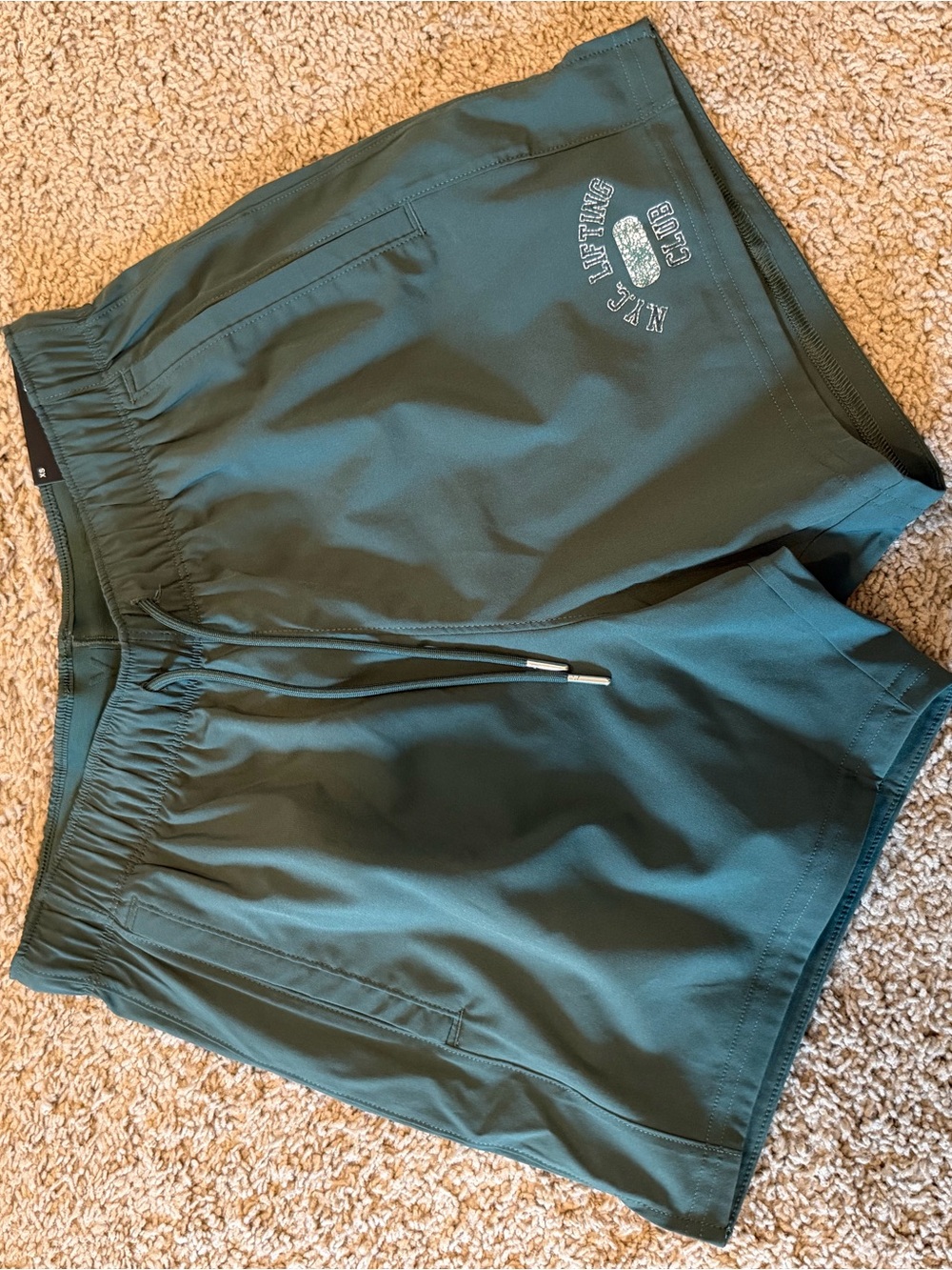 Abercrombie & Fitch Men's Athletic Shorts in Dark Green